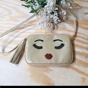 Luvkoi Gold Shimmer Clutch Purse‎